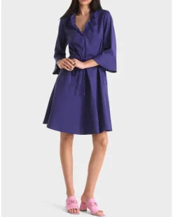 Marc Cain Flounce Sleeve Dress