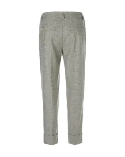 Marc Cain Fordon Herringbone Cuffed Pants