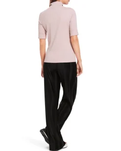 Marc Cain Funnel Neck Half Sleeve Tee