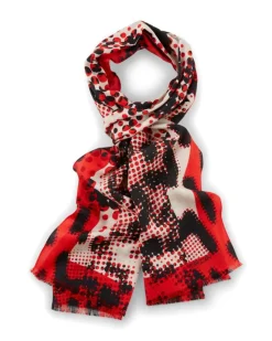 Marc Cain Graphic Mixed Print Scarf
