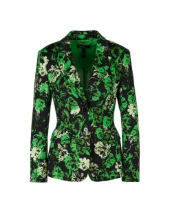 Marc Cain Green Floral Print Blazer
