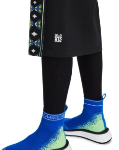 Marc Cain Harlequin Print Scuba Pencil Skirt