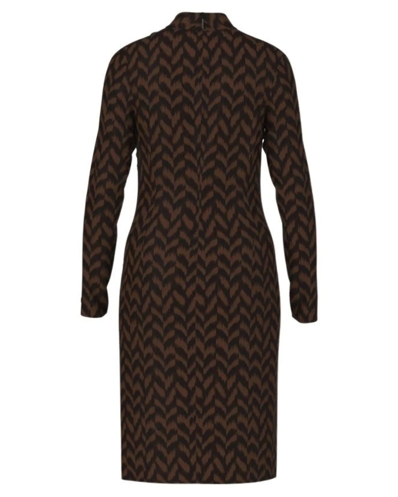 Marc Cain Herringbone Print Dress