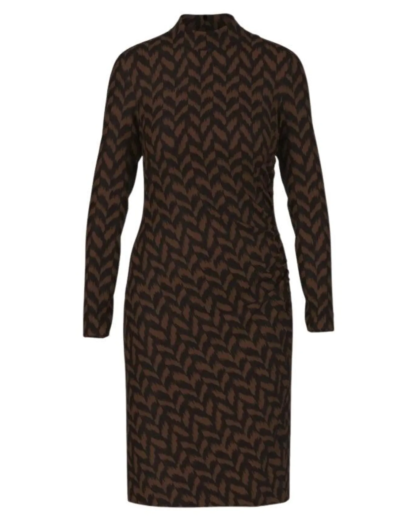 Marc Cain Herringbone Print Dress
