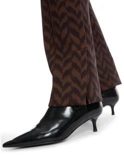 Marc Cain Herringbone Print Scuba Pant