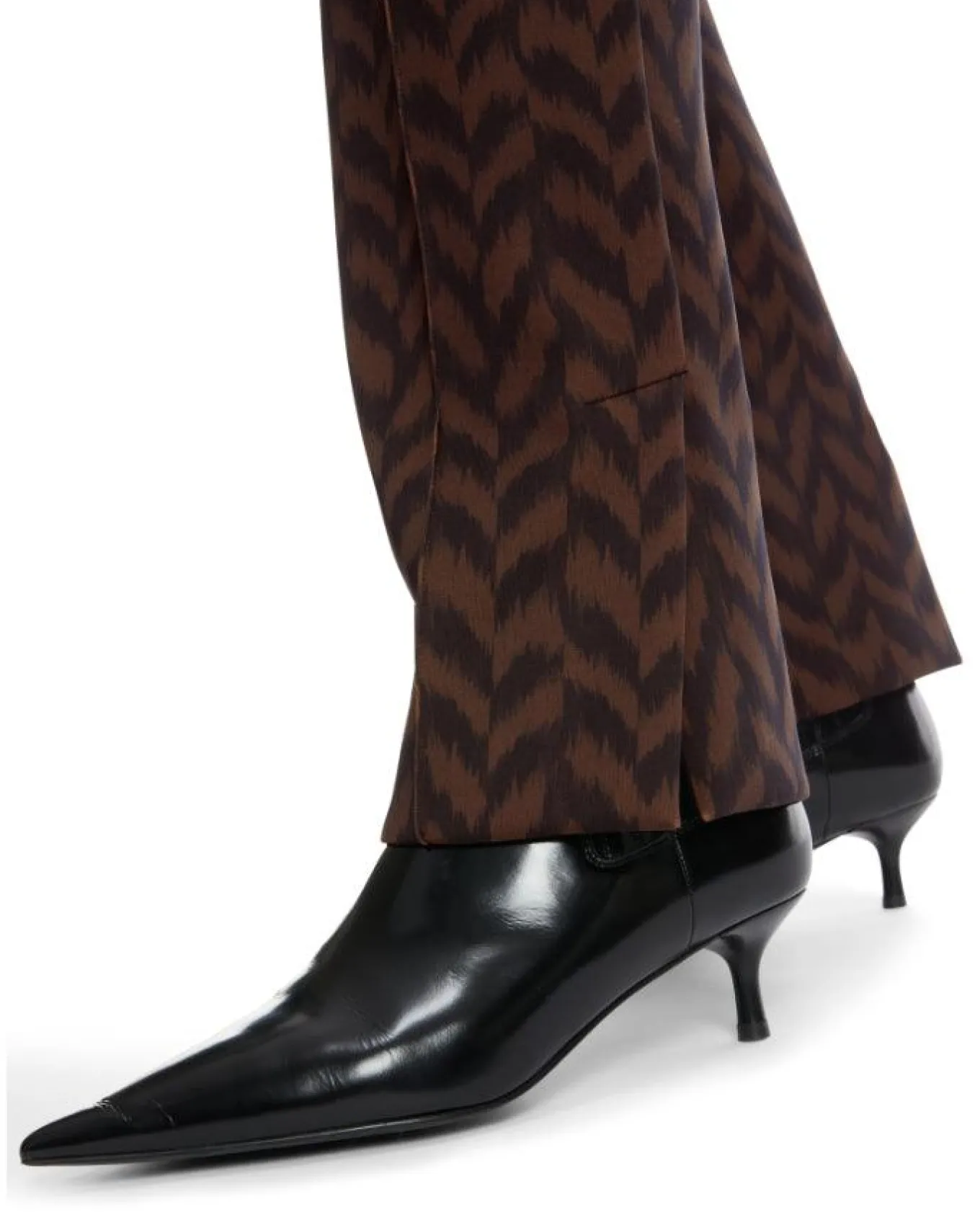 Marc Cain Herringbone Print Scuba Pant