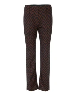 Marc Cain Herringbone Print Scuba Pant
