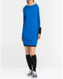 Marc Cain Knitted Colour Block Mini Dress