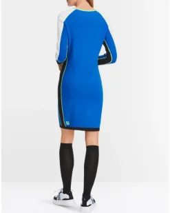 Marc Cain Knitted Colour Block Mini Dress