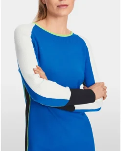 Marc Cain Knitted Colour Block Mini Dress