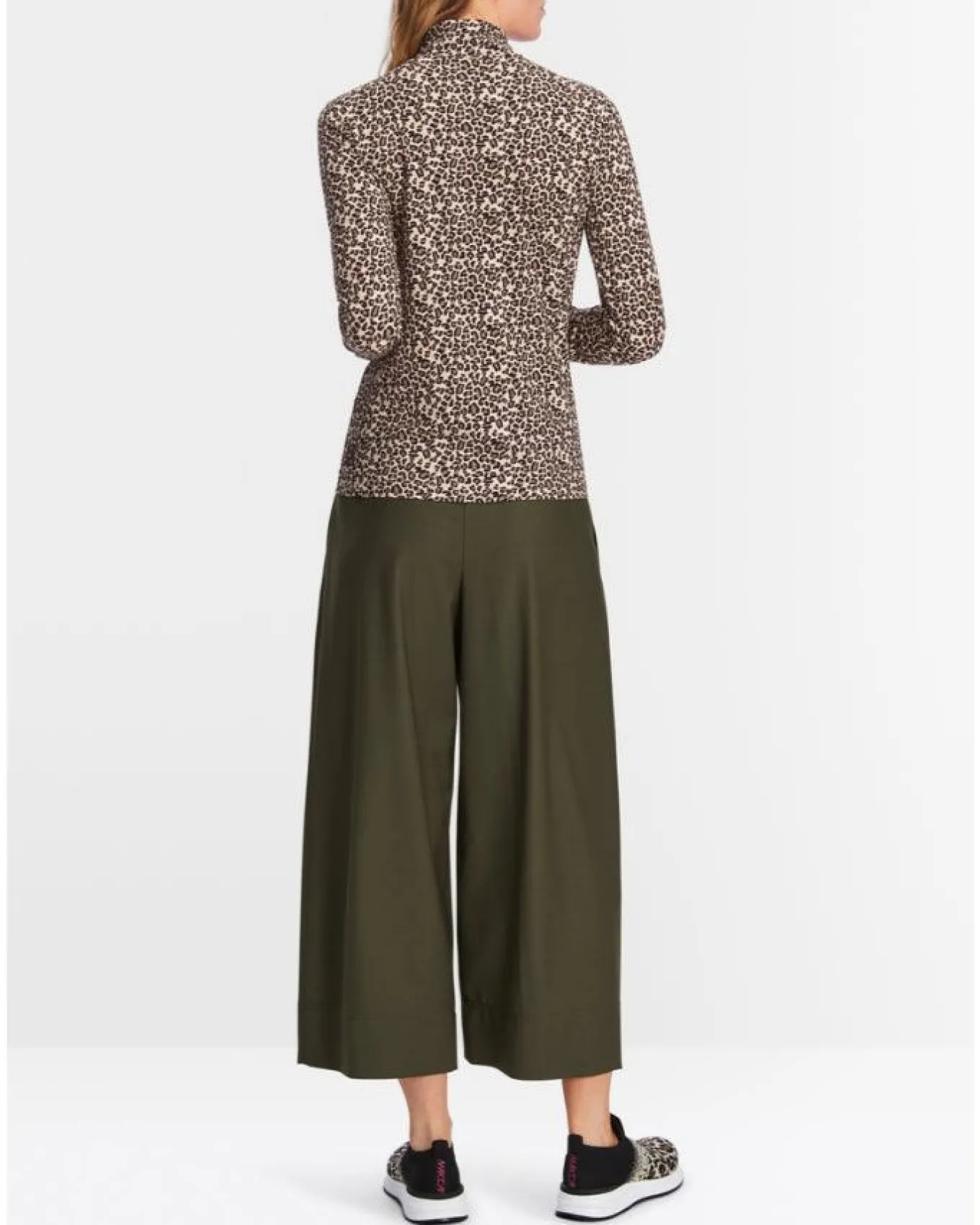 Marc Cain Leo Print Turtleneck