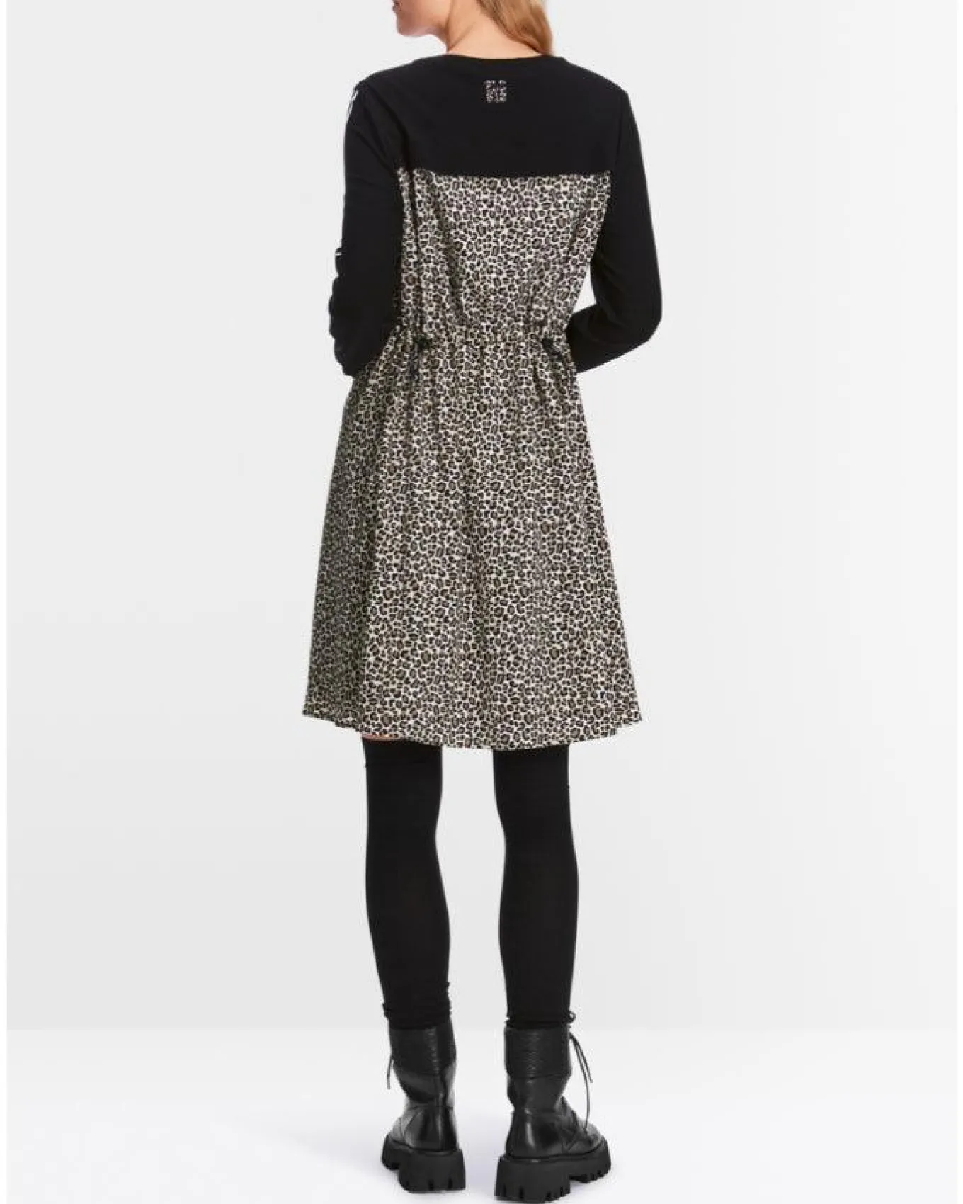 Marc Cain Leopard Print Back Dress