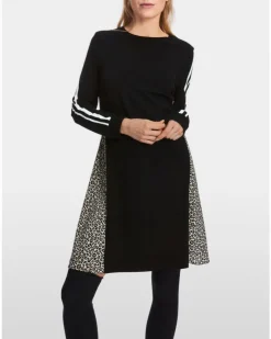 Marc Cain Leopard Print Back Dress