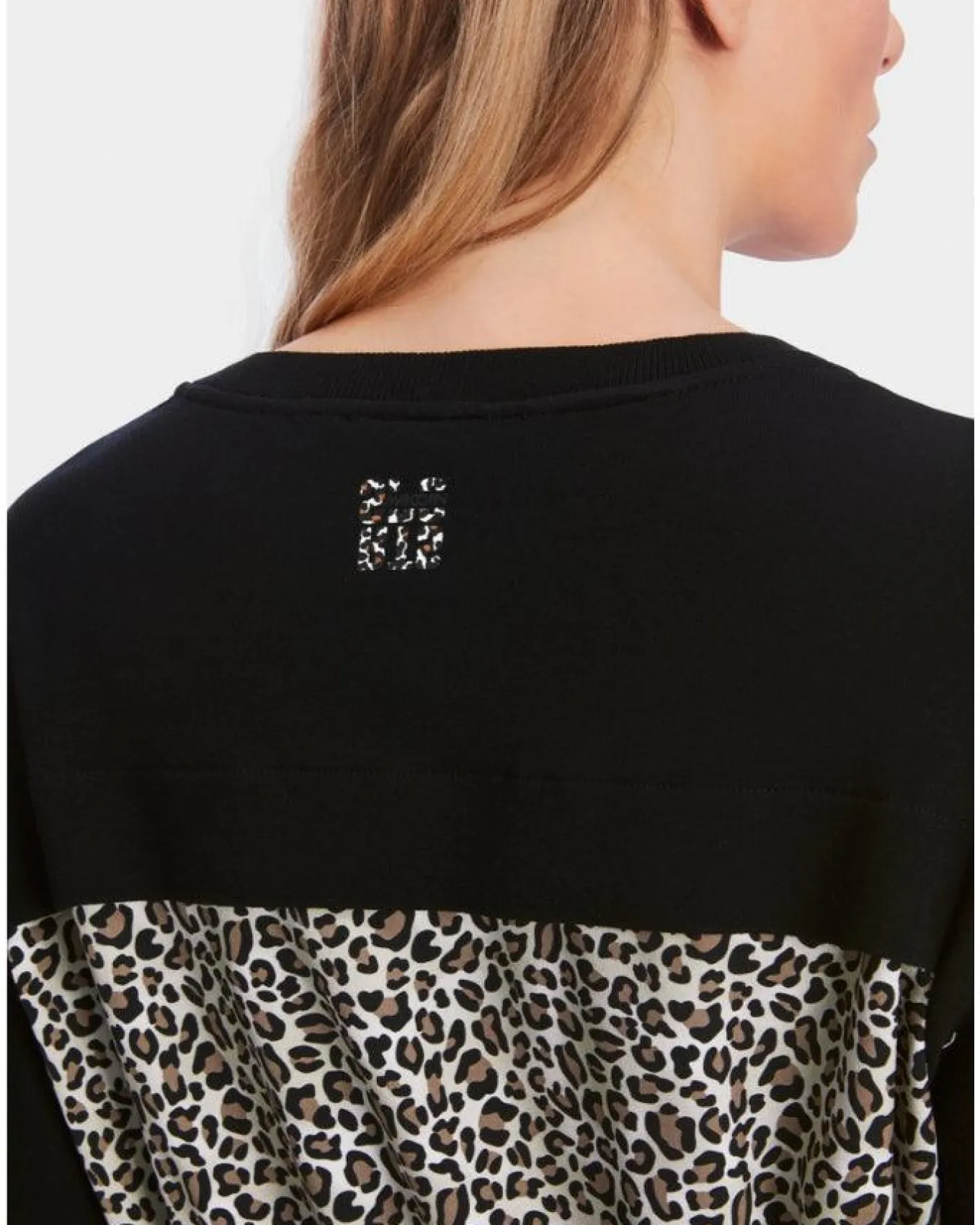 Marc Cain Leopard Print Back Dress