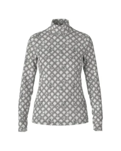 Marc Cain MC Print Funnel Neck Pullover