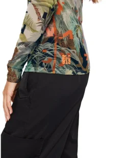 Marc Cain Mesh Print Top