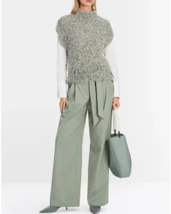 Marc Cain Mohair Blend Cap Sleeve Sweater