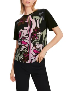 Marc Cain Opulent Floral Print Top
