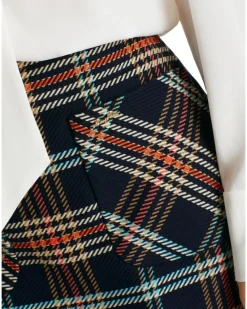 Marc Cain Plaid Mini Skirt