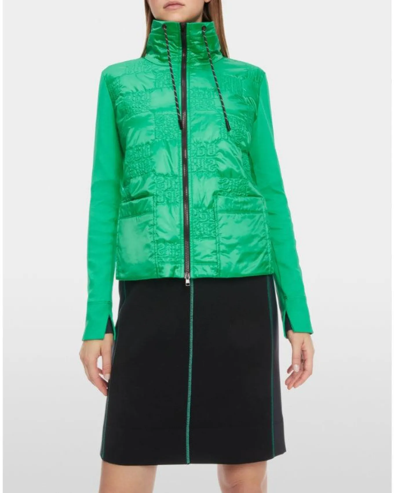 Marc Cain Quilted Fabric Padded Jacket