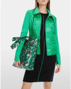 Marc Cain Quilted Fabric Padded Jacket