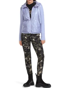 Marc Cain Quilted Front Zip Hoodie