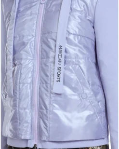 Marc Cain Quilted Front Zip Hoodie