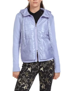 Marc Cain Quilted Front Zip Hoodie