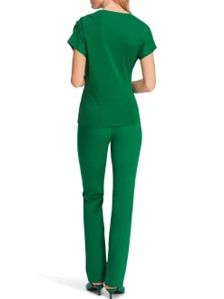 Marc Cain Ruched Cotton Tee