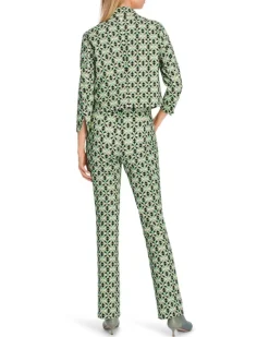 Marc Cain Scuba Print Short Jacket