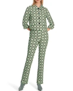 Marc Cain Scuba Print Short Jacket