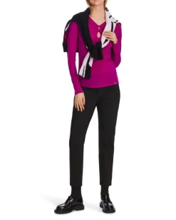 Marc Cain Second Skin Gathered Top