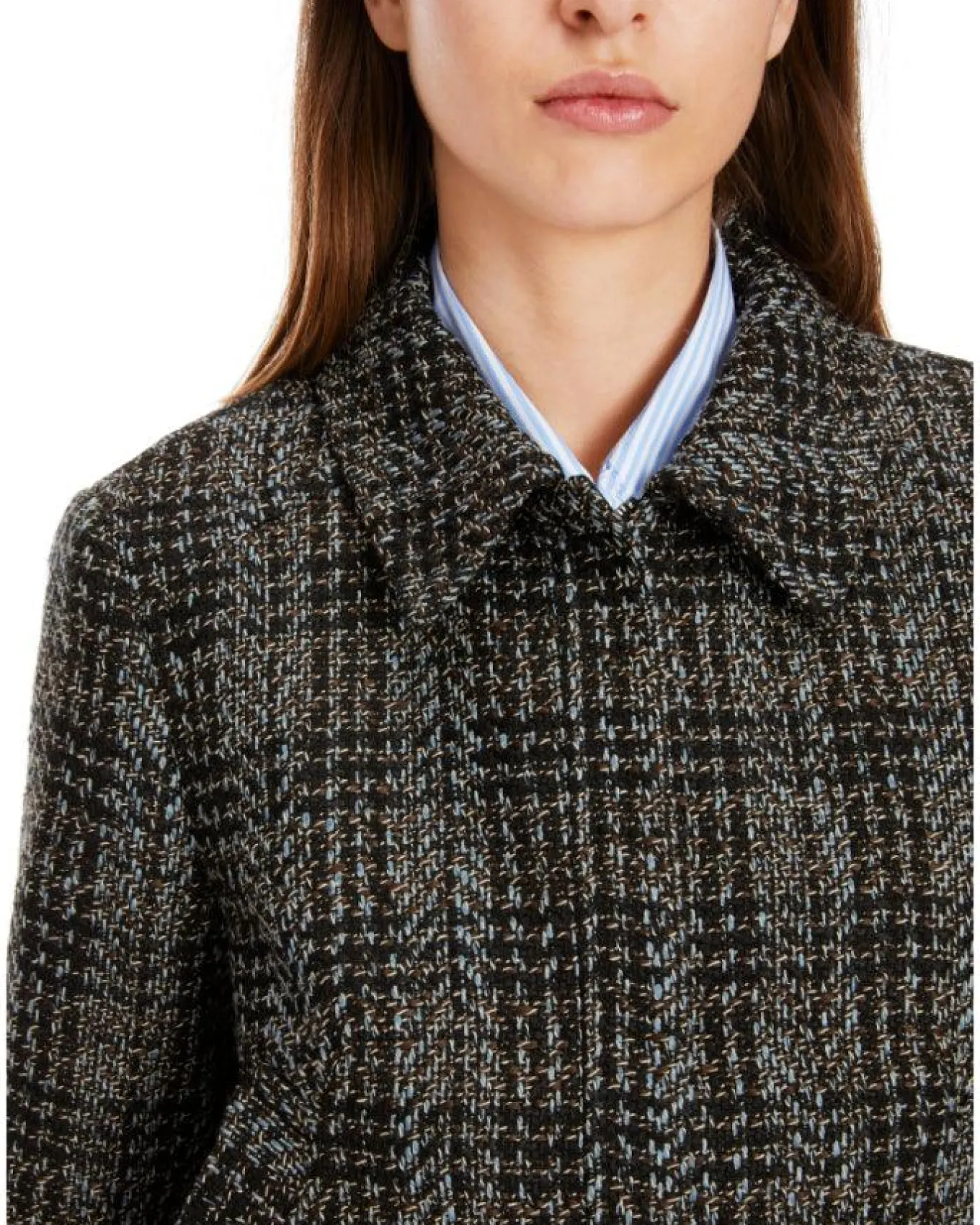 Marc Cain Shadow Check Short Jacket