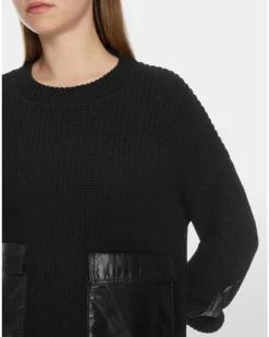 Marc Cain Shiny Patch Pocket Sweater