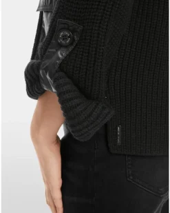 Marc Cain Shiny Patch Pocket Sweater