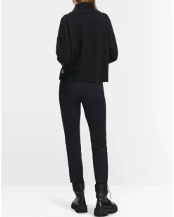 Marc Cain Shiny Quilt Pocket Sweatshirt