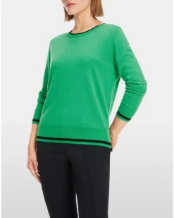 Marc Cain Trim Detail Crew Neck Sweater