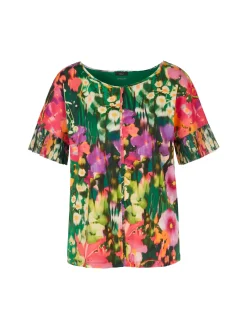 Marc Cain Vibrant Floral Print Tee