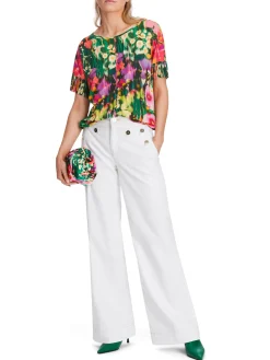 Marc Cain Vibrant Floral Print Tee