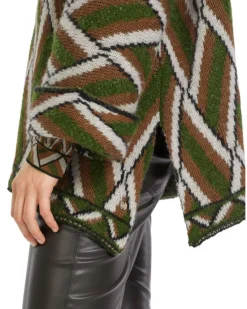 Marc Cain Woven Pattern Knit Pullover