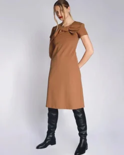 Marie Saint Pierre Holly Scuba Bow Dress