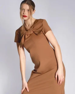 Marie Saint Pierre Holly Scuba Bow Dress