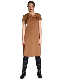 Marie Saint Pierre Holly Scuba Bow Dress