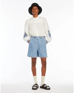 Max Mara Elica Denim Shorts