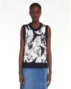 Max Mara Weekend Gastone Print Knit Tank