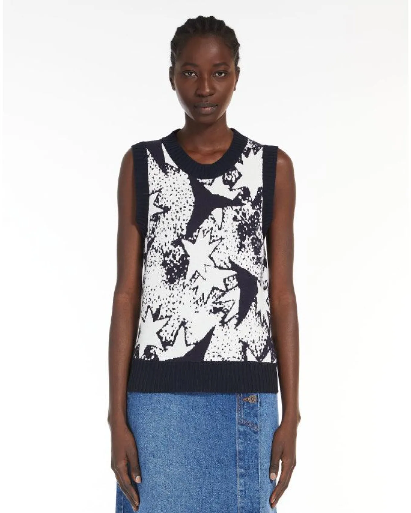 Max Mara Weekend Gastone Print Knit Tank
