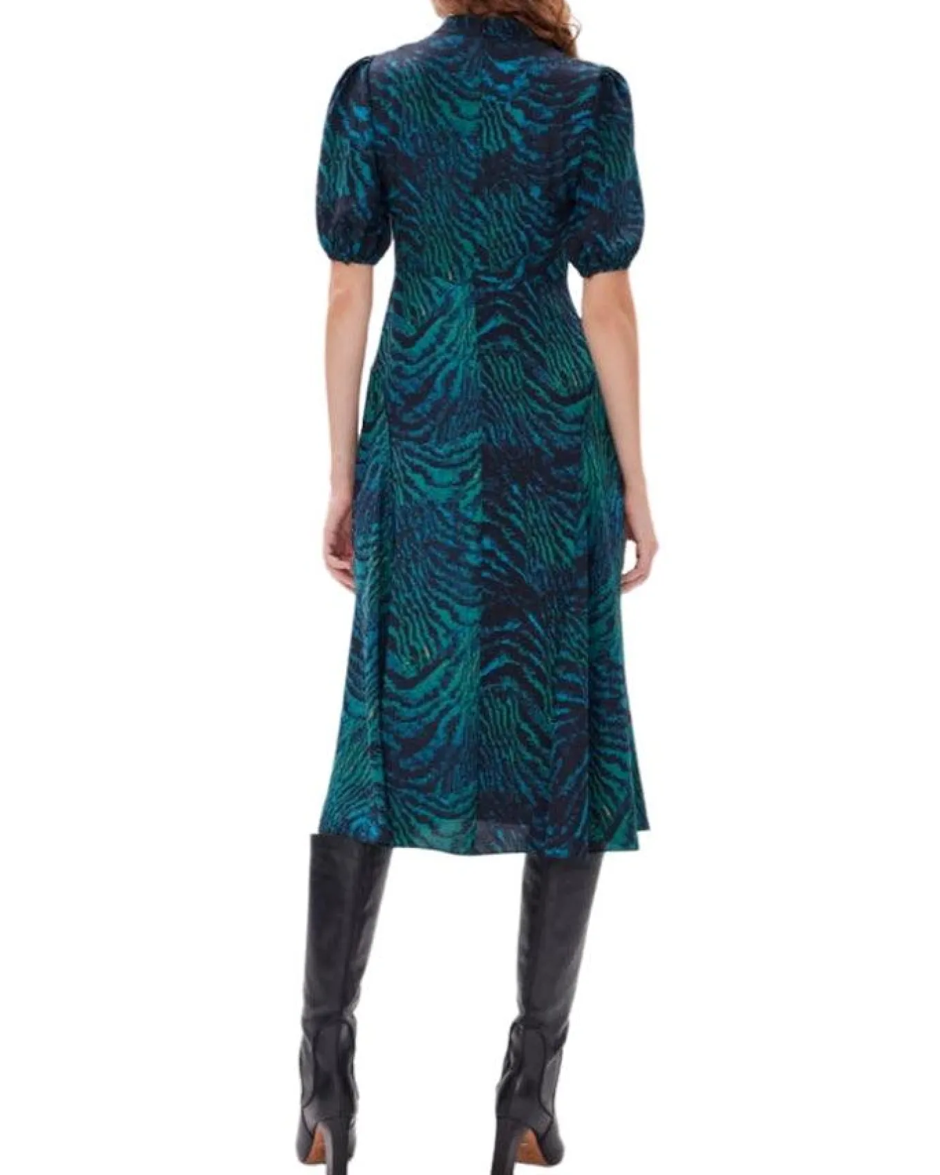 Nella Dress Moire Tiger