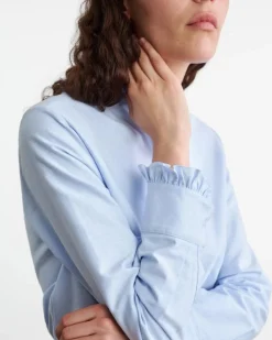 Nili Lotan Lydia Shirt Light Blue