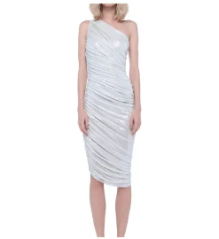 Norma Kamali Diana Dress Shiny Pearl
