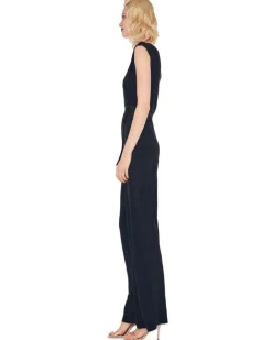 Norma Kamali Sleeveless Drop Shoulder Jumpsuit